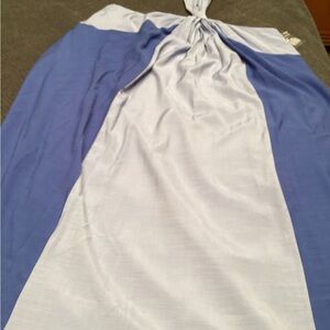Nine West shades of blue halter maxi dress, size XXL